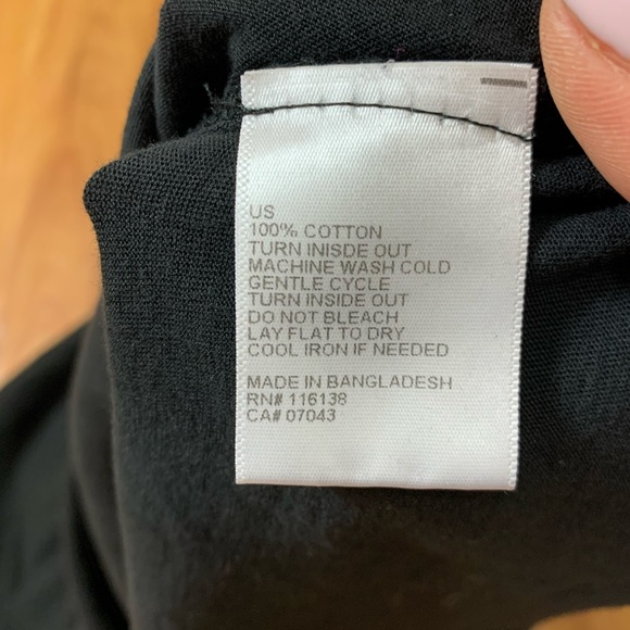 Recycled Karma LAY-Z Sleeveless Black Graphic Tank - Picture 6 of 11